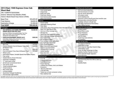 2013 RAM 1500 Express