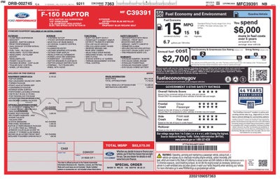 2021 Ford F-150 Raptor