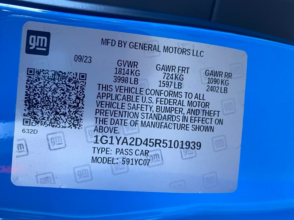 2024 Chevrolet Corvette Stingray 1LT