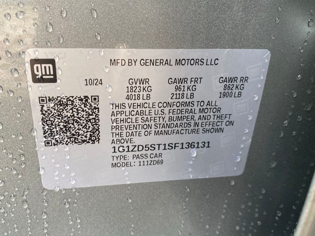 2025 Chevrolet Malibu LT 1LT