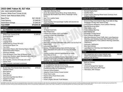 2023 GMC Yukon XL SLT