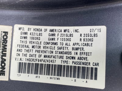 2015 Honda Accord EX-L