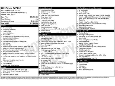 2021 Toyota RAV4 LE