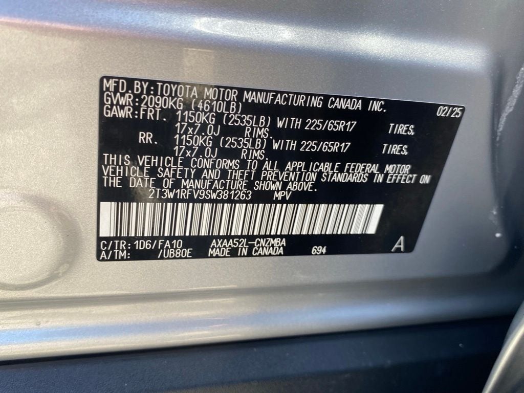 2025 Toyota RAV4 XLE