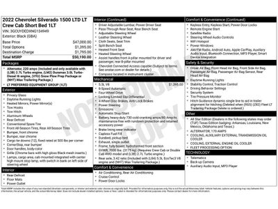 2022 Chevrolet Silverado LT