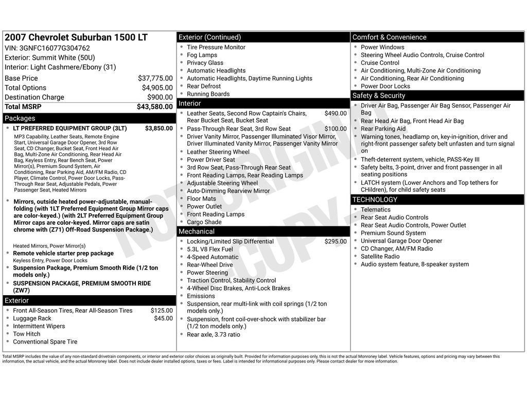 2007 Chevrolet Suburban LT