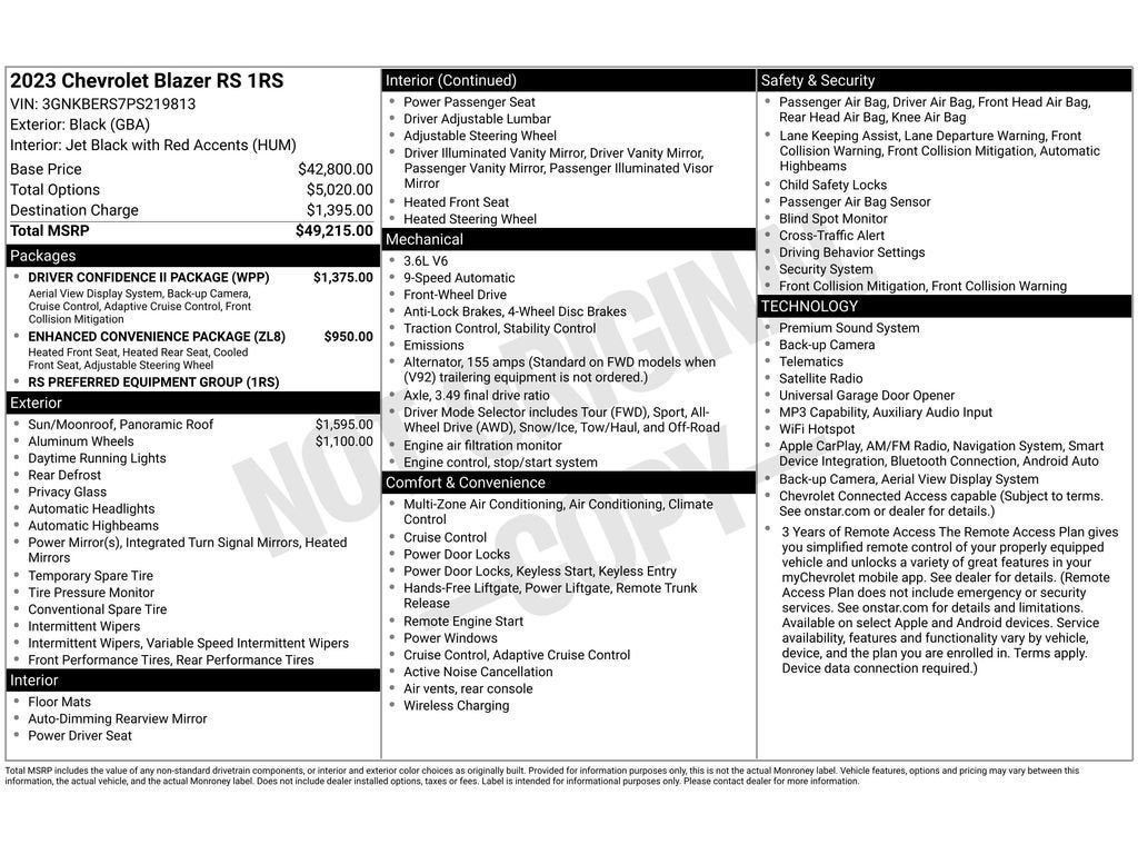 2023 Chevrolet Blazer RS