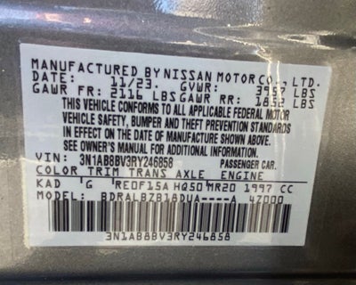 2024 Nissan Sentra S