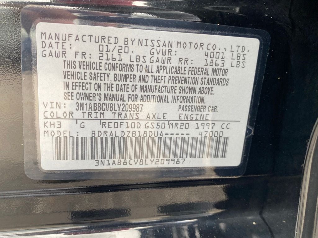 2020 Nissan Sentra SV