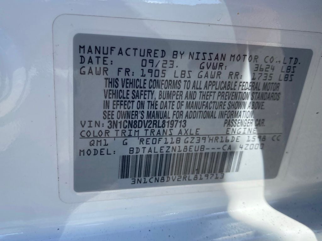 2024 Nissan Versa 1.6 S