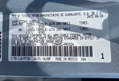 2024 Toyota Tacoma SR5