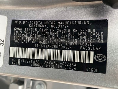 2024 Toyota Camry SE