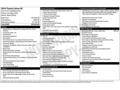 2024 Toyota Camry SE