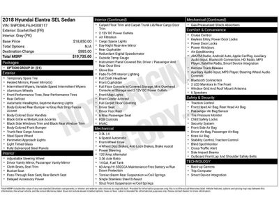 2018 Hyundai Elantra SEL