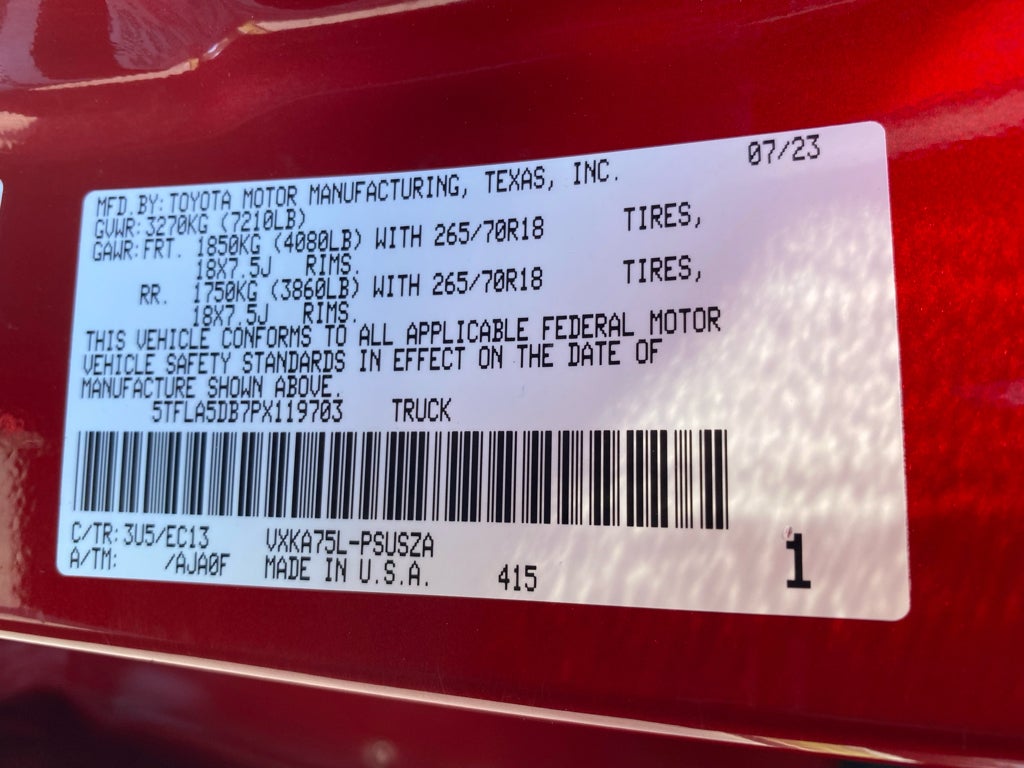 2023 Toyota Tundra SR5