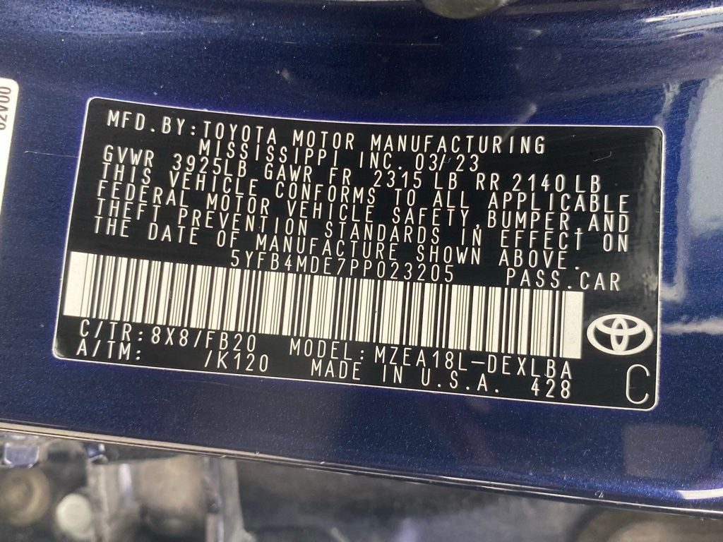 2023 Toyota Corolla LE