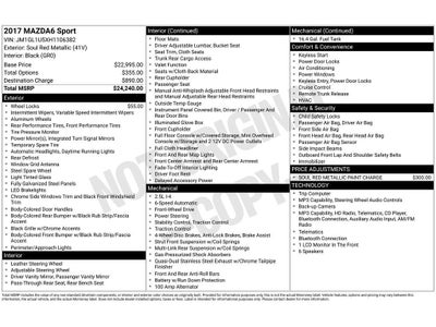 2017 Mazda Mazda6 Sport