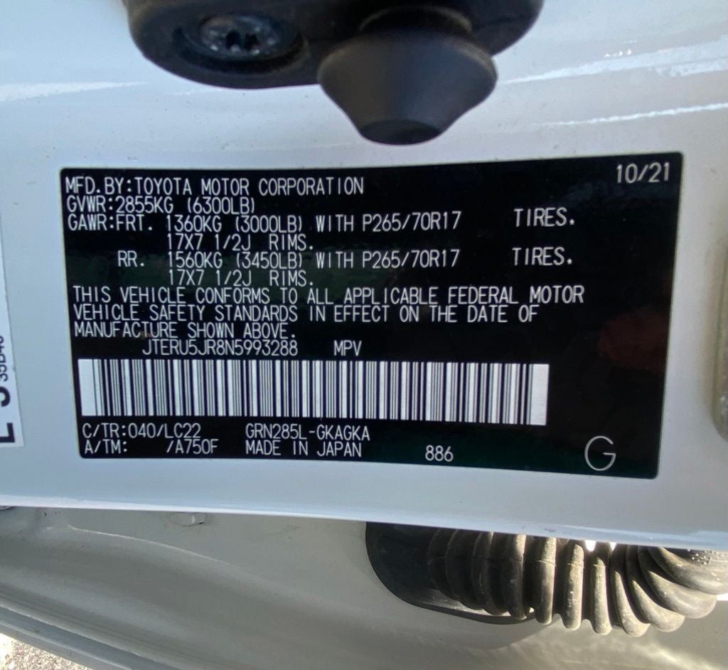 2022 Toyota 4Runner TRD Off-Road Premium