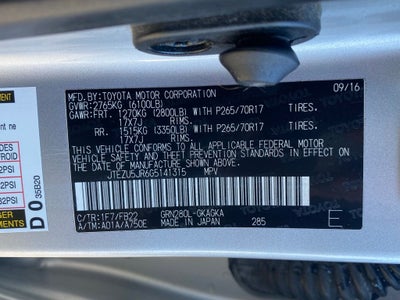 2016 Toyota 4Runner SR5