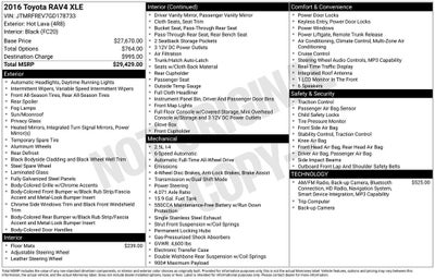 2016 Toyota RAV4 XLE