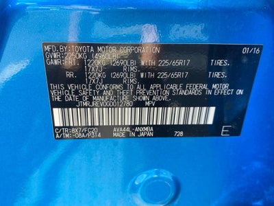 2016 Toyota RAV4 Hybrid XLE