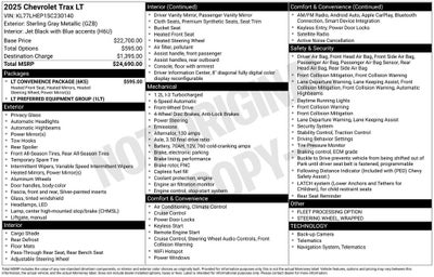 2025 Chevrolet Trax LT