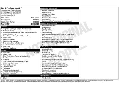 2013 Kia Sportage LX