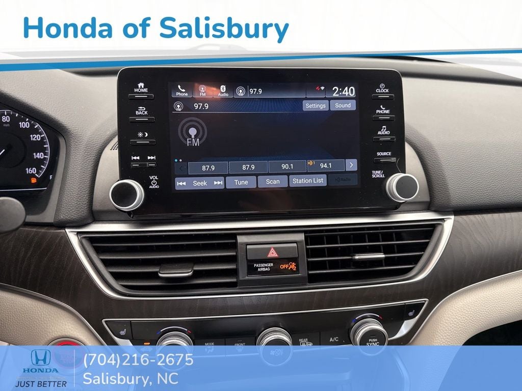 2019 Honda Accord EX-L 1.5T