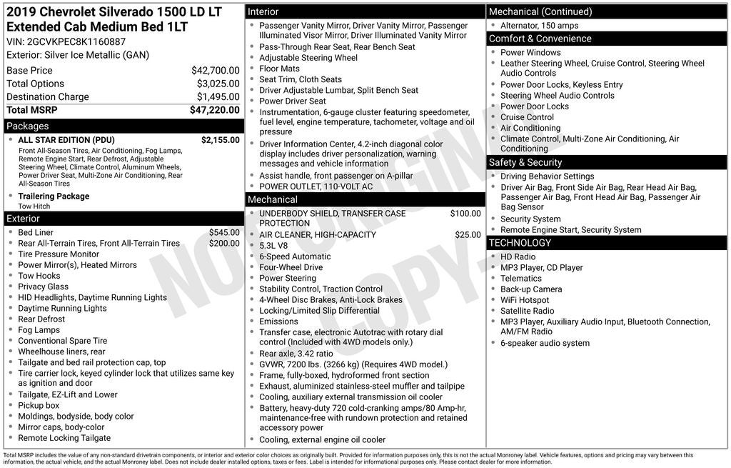 2019 Chevrolet Silverado 1500 LD LT