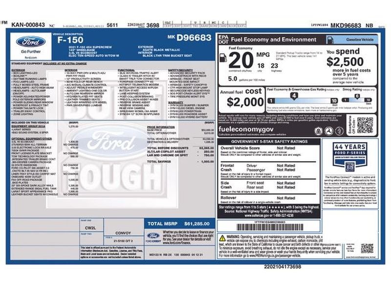 2021 Ford F-150 Lariat