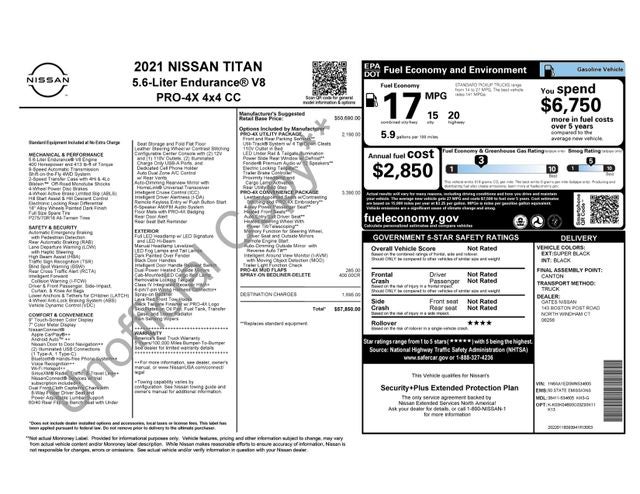 2021 Nissan Titan PRO-4X