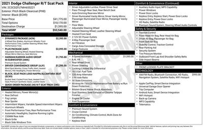 2021 Dodge Challenger R/T Scat Pack