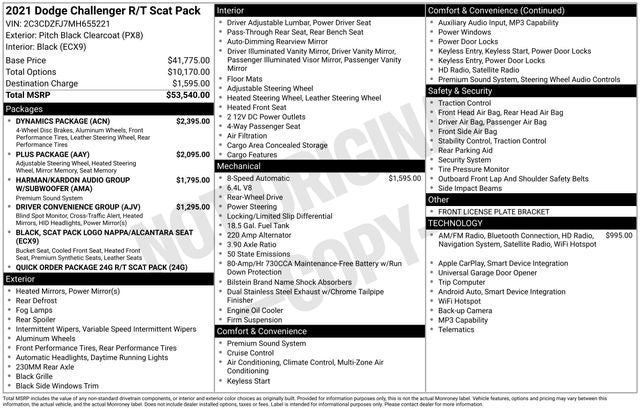 2021 Dodge Challenger R/T Scat Pack