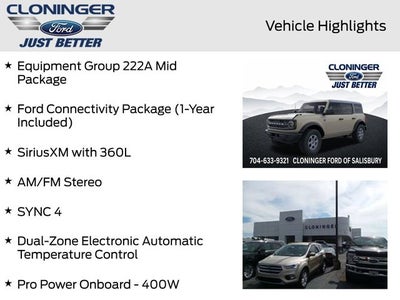 2026 Ford Bronco Big Bend