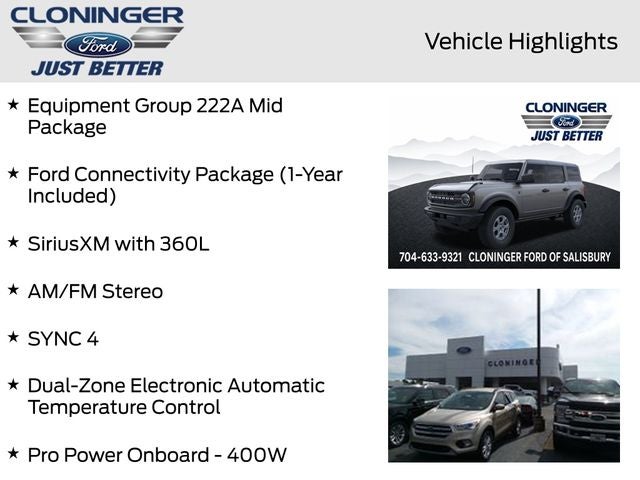 2026 Ford Bronco Big Bend