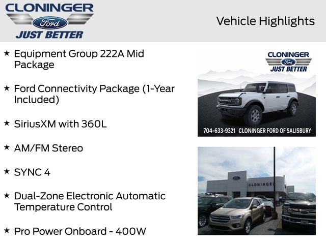 2026 Ford Bronco Big Bend
