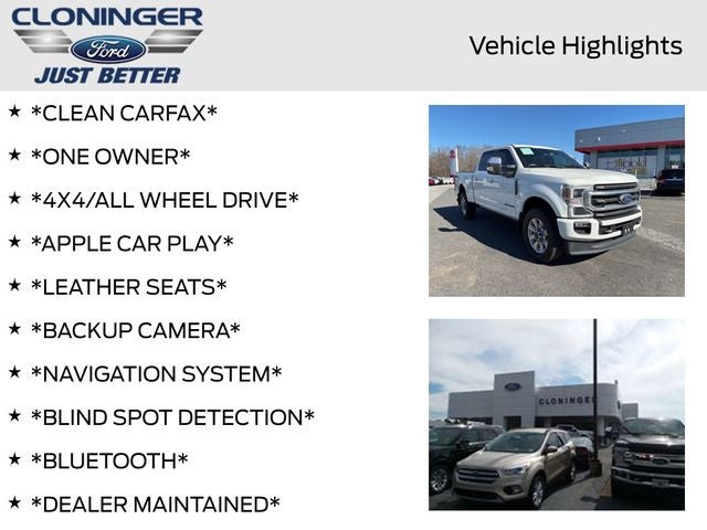 2021 Ford F-350SD Platinum