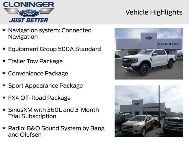 2026 Ford Ranger Lariat