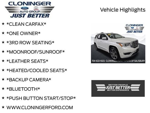 2017 GMC Acadia Denali