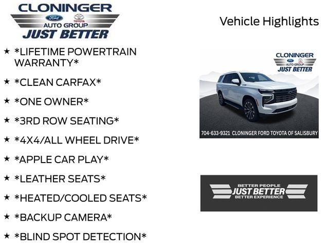 2025 Chevrolet Tahoe High Country