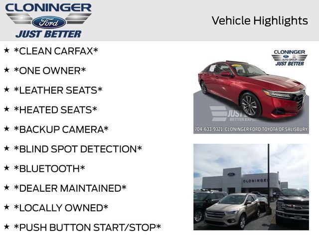 2021 Honda Accord EX-L