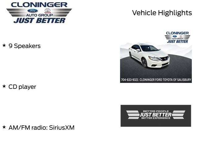 2016 Nissan Altima 2.5 SL
