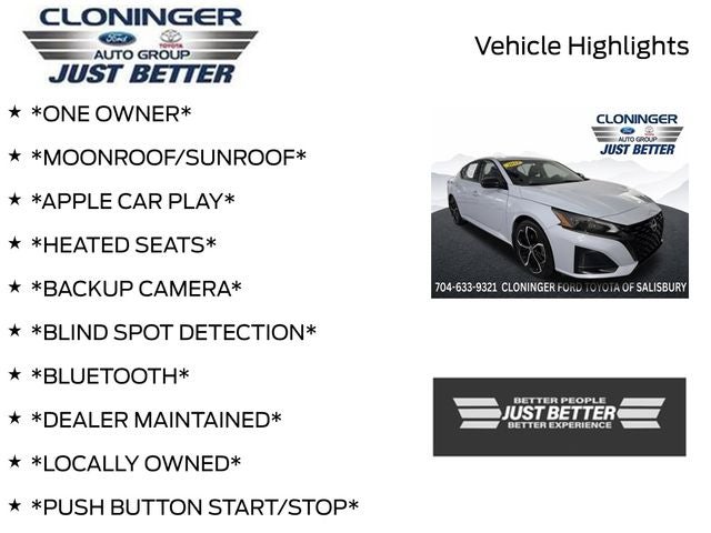 2023 Nissan Altima 2.5 SR