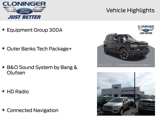 2025 Ford Bronco Sport Outer Banks