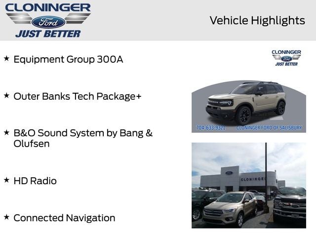 2025 Ford Bronco Sport Outer Banks