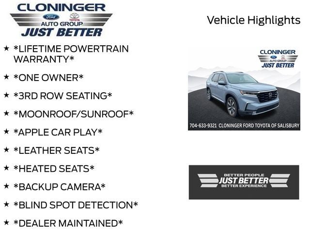 2025 Honda Pilot Touring+