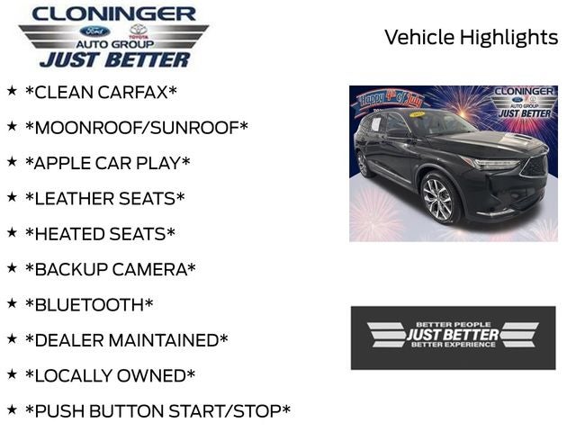 2022 Acura MDX Technology