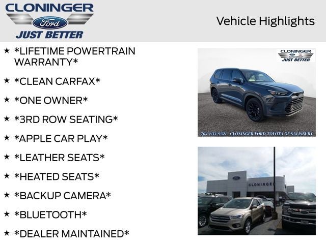 2026 Toyota Grand Highlander XLE