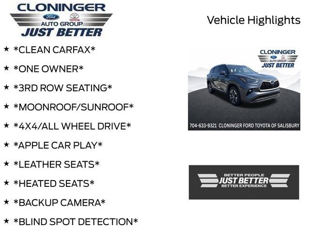 2022 Toyota Highlander Hybrid XLE