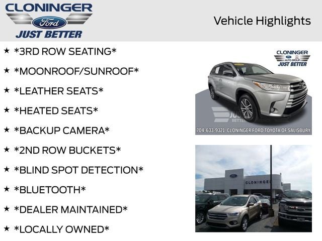2019 Toyota Highlander XLE